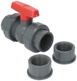 PVC Compact Ball Valve with EPDM O-Rings