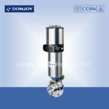 Pneumatic Butterfly Ball Valve with Ss Actuator