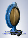 Single Flanged Worm Gear Butterfly Valve with Al-Bronze Disc (D341X-10/16)