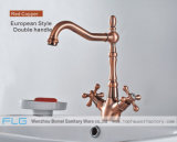 Luxury Red Copper Plating Kitchen Faucet /Bathroom Basin Mixer Sink Tap 026-1