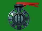 PVC Plastic Wafer Type Lever Butterfly Valve