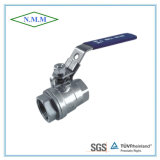 Stainless Steel Full Bore Threaded End 2PC Ball Valve in 1000wog