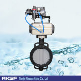 Double Acting Pneumatic Actuator Butterfly Valve