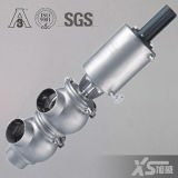Sanitary Pneumatic Stop and Reversing Valve with Position Sensor