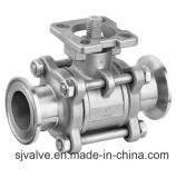 Stainless Steel 3-PC Clamp Ball Valve