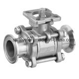 3PC Ss Clamp Ball Valve with ISO 5211