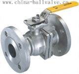 GB Manual Operated Flanged End High Mounting Pad Ball Valve