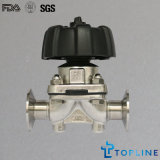 Sanitary Stainless Steel Diaphragm Valve with Clamp Ends (new design)
