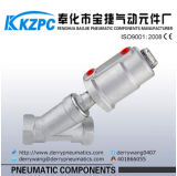 Stainless Steel Pneumatic Control Piston Angle Seat Valve Dn25