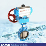 Pinion and Rack Pneumatic Control Valve Butterfly Valve