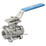 3PC Ss Ball Valve with ISO 5211