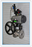 Pneumatic Ball Valve with Handwheel and Accessories