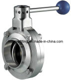 Sanitary Welding/Clamped/Threaded Butterfly Valve