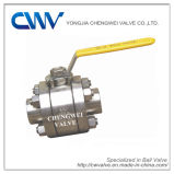 3PC Forged Steel Ball Valve with Lever Operation