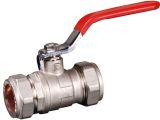 Brass Compression Ball Valve with Iron Handle (YED-A1017)