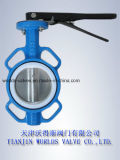 PTFE Seat Wafer Type Butterfly Valve with CE (D7A1X-10/16)