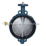 Bare Stem CF8 Stainless Steel Wafer Butterfly Valve