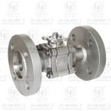 3PC Ball Valve with Flanged End