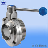 Stainless Steel Manual Welded/Threaded Butterfly Valve (SMS-No. RD2225)