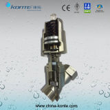 Kt Ss Pneumatic Angle Seat Valve with CE Certificate From China Manufacuturer