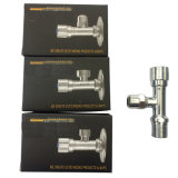 Brass Chrome Plated Angle Valve with Brass Cartridge (TP-MA01)