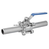 3 Piece Long Extended Welded Ball Valve