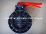Butterfly Ball Valve in PVC Material