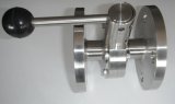 1PC Sanitary Polished Forged Flange Ball Valve with Handle