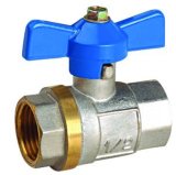 Brass Valve with Butterfly Handle and CE Certificate