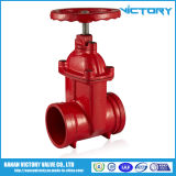 Grooved Type Manual Stem Gate Valve for Fire Fighting