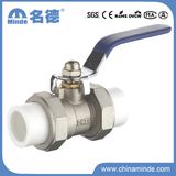 PPR Double Union Ball Valve Copper Core&Body for Building Materials