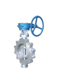 Stainless Steel Worm Gear Lug Butterfly Valve (D373H)