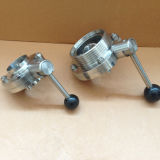 38.1mm Stainless Steel SMS Hygienic Sanitary Butterfly Valves