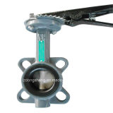 Cast Iron Wafer Type Butterfly Valve with Hand Lever