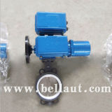 Motor Operated A216 Wcb Wafer Type Rubber Seal Butterfly Valve