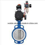 Pneumatic Wafer Butterfly Valve with Pin (D671X-10/16)