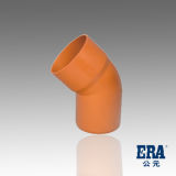 45D Elbow Mf (DIN PVC Pipe Fitting for Drainage) PVC Drainage Fitting