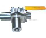 3 Way Type Forged Steel Ball Valve