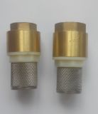 Brass Foot Valve with Stainless Steel Web
