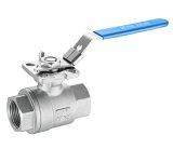 2PC Ball Valve with Hight Mounting Pad1000wog