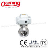 Sanitary Electric Butterfly Valve with Clamp End
