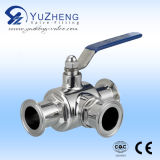 L Type Sanitary Valves with Handle