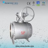 Side Entry Type Pipeline Gear Operated Trunnion Ball Valve