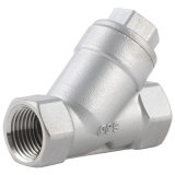 Precision Casting Stainless Steel Screwed Y-Spring Check Valve