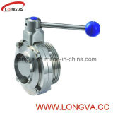Stainless Steel Wedling-Male Manual Butterfly Valve