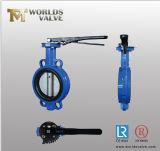 JIS 10k/16k Cast Iron Wafer Type Butterfly Valve with Hand Lever (D371X-10K/16K)