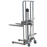 Hydraulic Foot Pump Type Stainless Steel Forklift Stacker