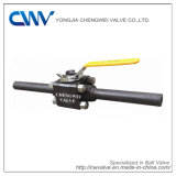 3PC Floating Forged Ball Valve with Locking Handle