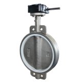 Dn350 Stainless Steel Wafer Butterfly Valve with Pin