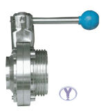 Sanitary Thread/Weld End Butterfly Valve